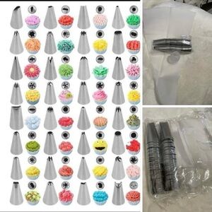 Stainless Steel Cake Decorating Tips Set